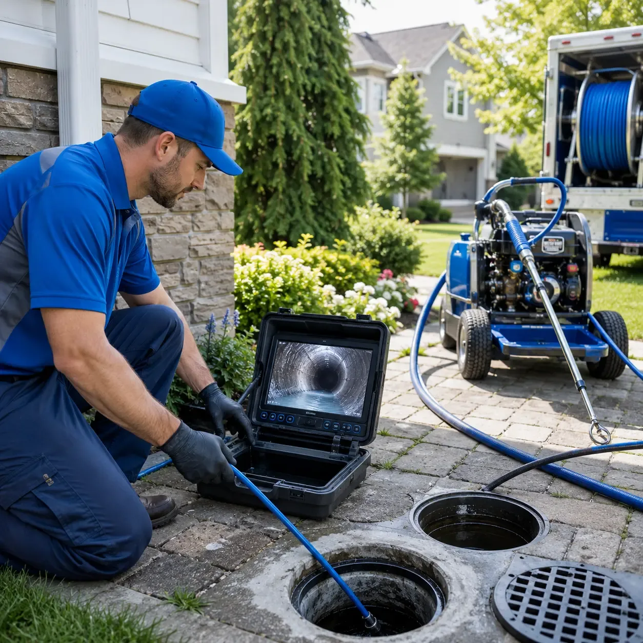Outdoor drain cleaning professionals serving Danville, IA